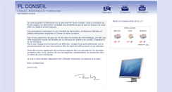 Desktop Screenshot of pl-conseil.info